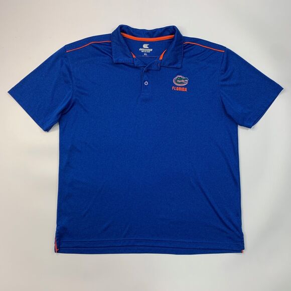 Florida Gators Polo Shirt Mens XL Extra Large Blue Colosseum Coaches Golf - Picture 2 of 10